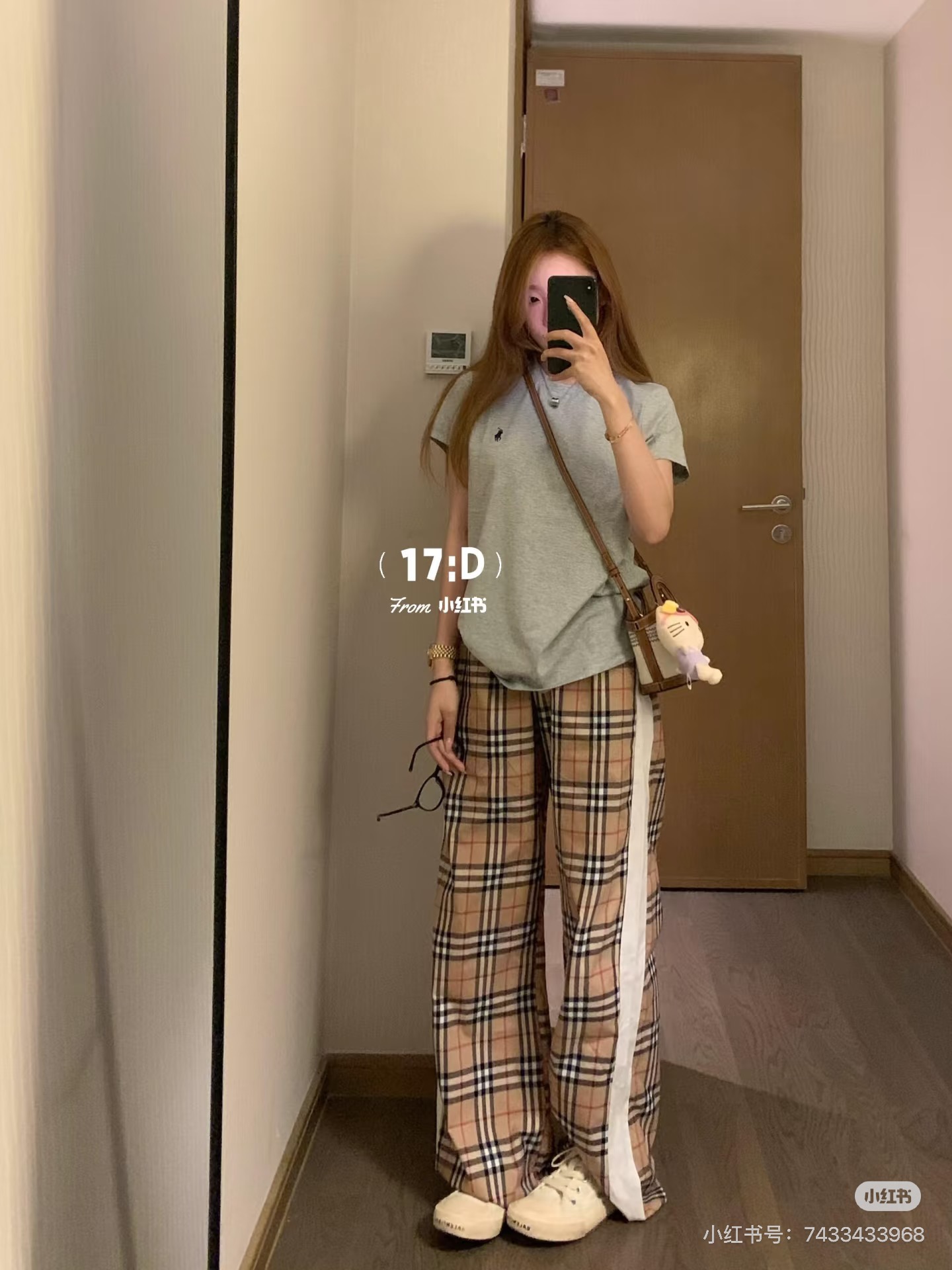 巴宝莉经典格纹真的很爱