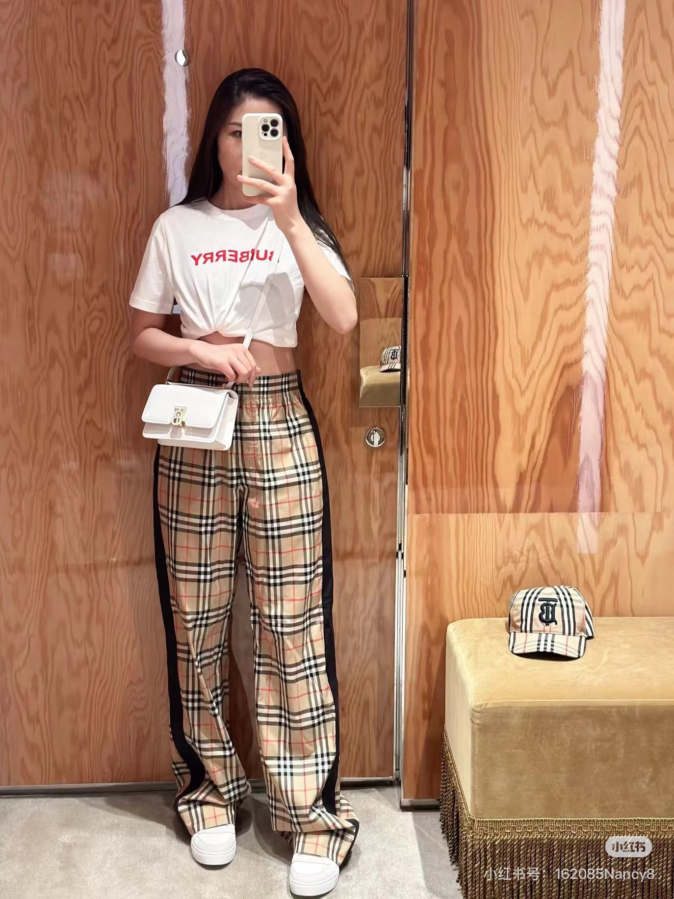 巴宝莉经典格纹真的很爱