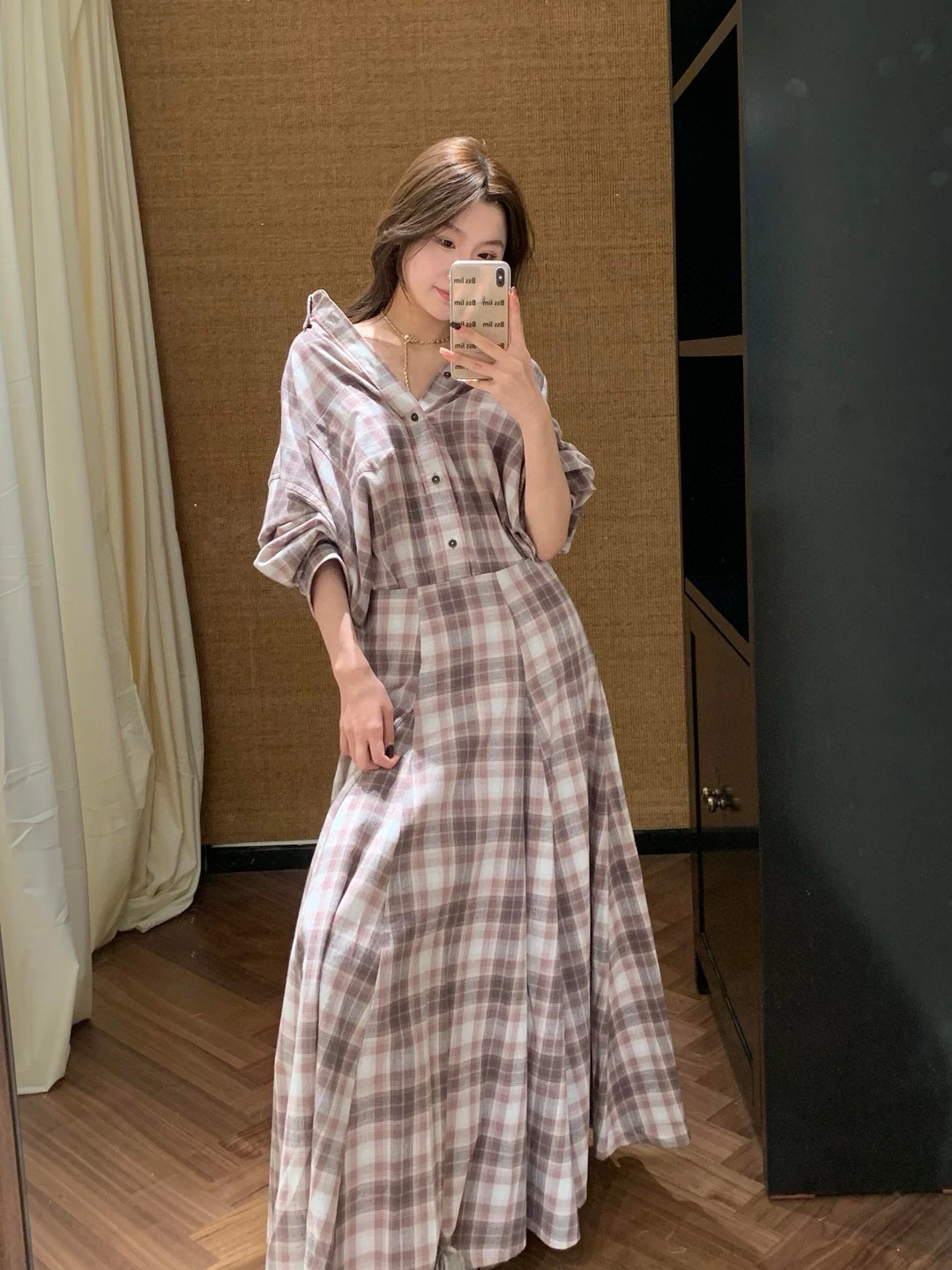 NO:791306,The upper body of shirts and skirts can be called 'a walking atmosphere filter,' skirts, shirts,19860909衬衫半裙上身堪称“行走的氛围感滤镜,,skirts,shirts,,Women's clothing