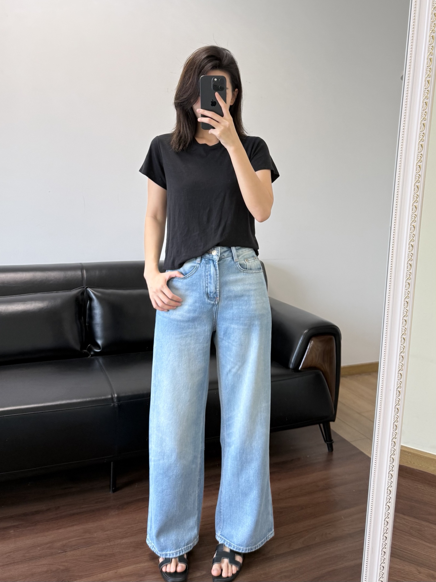 NO:791291,Model 166 98 wears size S. Take the correct size according to your waist size.19860909模特166 98穿S码效果 按照腰围正码拿,,,Women's clothing