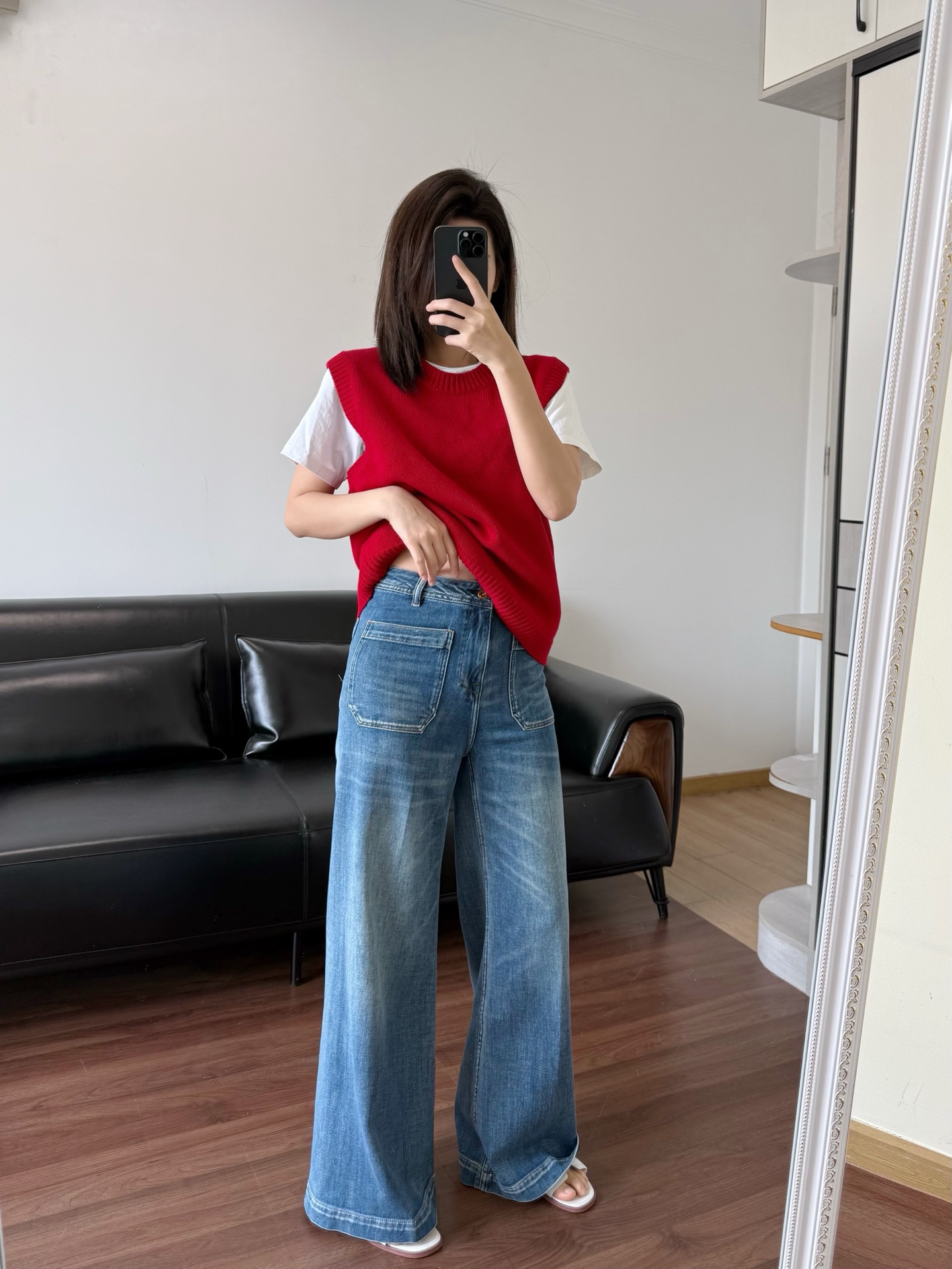 NO:795381,Model 166 98 wears size 26,19860909模特166 98穿26码合适,,,Women's clothing