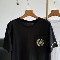 🌾Chrome hearts 克罗心 同款印花T恤 纯棉面料!胸前和背后图案上身一秒变背影杀手!剪裁设计 🌾Chrome hearts 克罗心 同款印花T恤 纯棉面料!胸前和背后图案上身一秒变背影杀手!剪裁设计