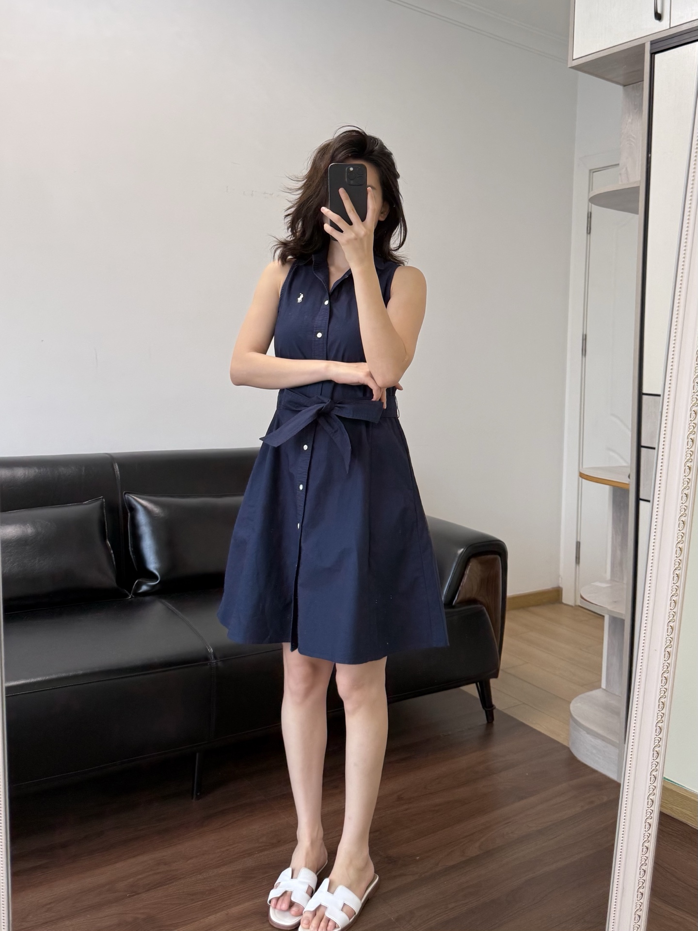 NO:806753,Navy blue is very slimming,19860909藏蓝色很显瘦,,,Women's clothing