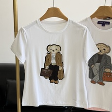 🌾RalPh Lauren拉夫劳伦同款 2026春新童趣减龄摩登小熊刺绣短袖T恤拒绝平庸!这件刺绣小熊T 🌾RalPh Lauren拉夫劳伦同款 2026春新童趣减龄摩登小熊刺绣短袖T恤拒绝平庸!这件刺绣小熊T