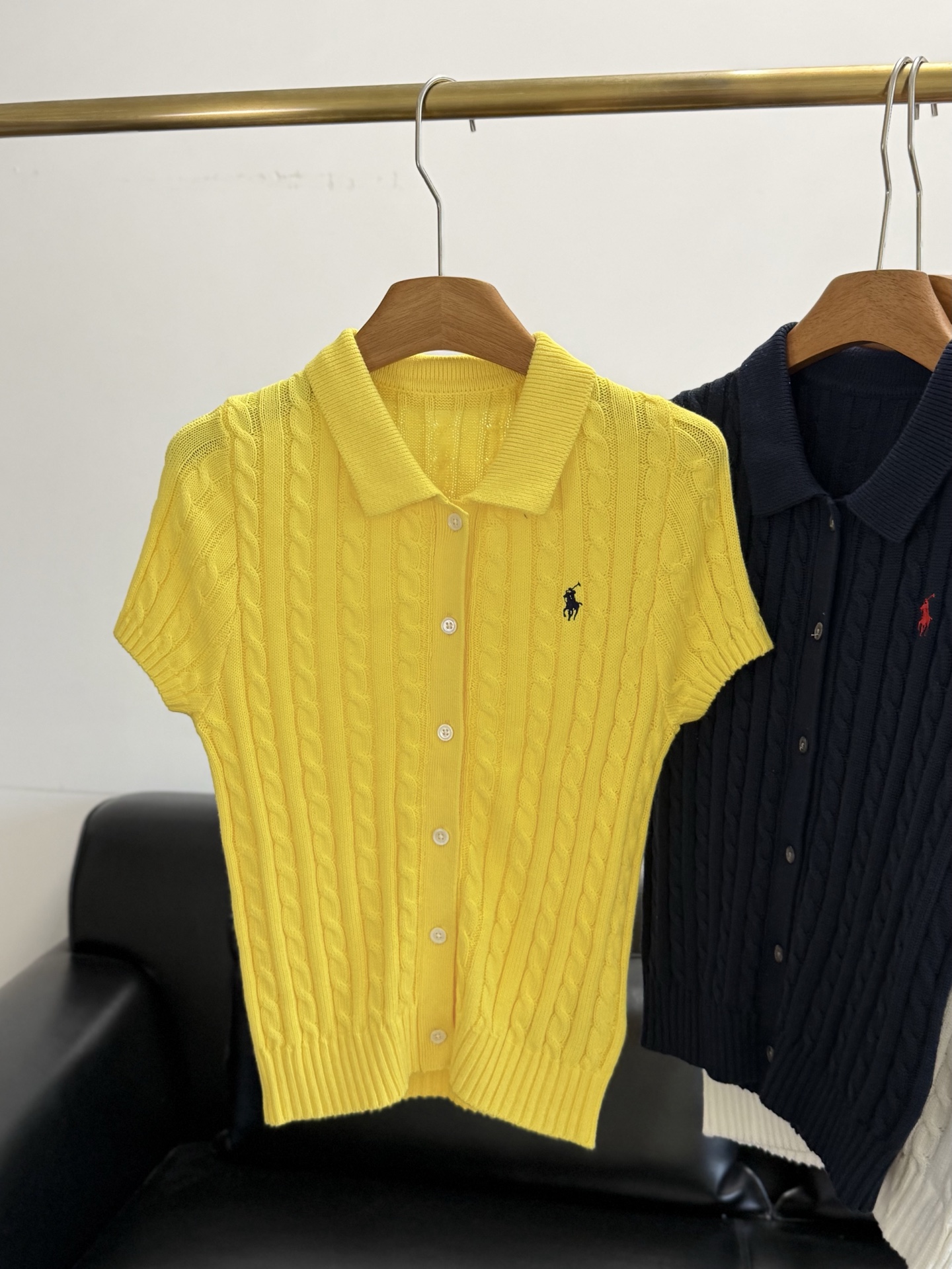 🌾RalPh Lauren/拉夫劳伦同款女装 经典款修身版棉质Polo针织开襟衫精选高支针织面料，细腻绞
