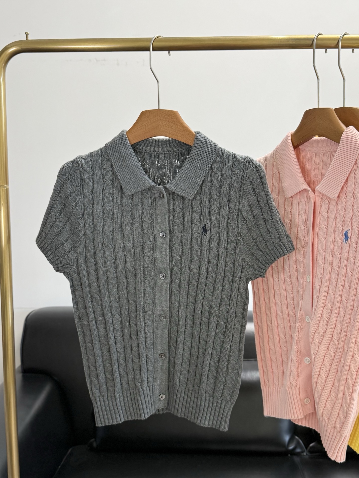 🌾RalPh Lauren/拉夫劳伦同款女装 经典款修身版棉质Polo针织开襟衫精选高支针织面料，细腻绞