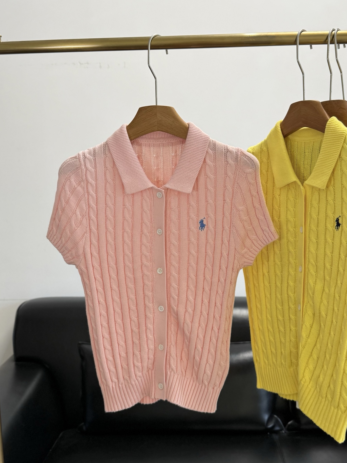 🌾RalPh Lauren/拉夫劳伦同款女装 经典款修身版棉质Polo针织开襟衫精选高支针织面料，细腻绞