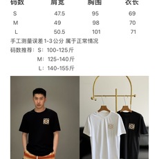 🌾LOEWE 罗意威同款男款logo刺绣短袖经典logo标识刺绣宽松休闲短袖T恤衫! 全棉材质制成,面料 🌾LOEWE 罗意威同款男款logo刺绣短袖经典logo标识刺绣宽松休闲短袖T恤衫! 全棉材质制成,面料