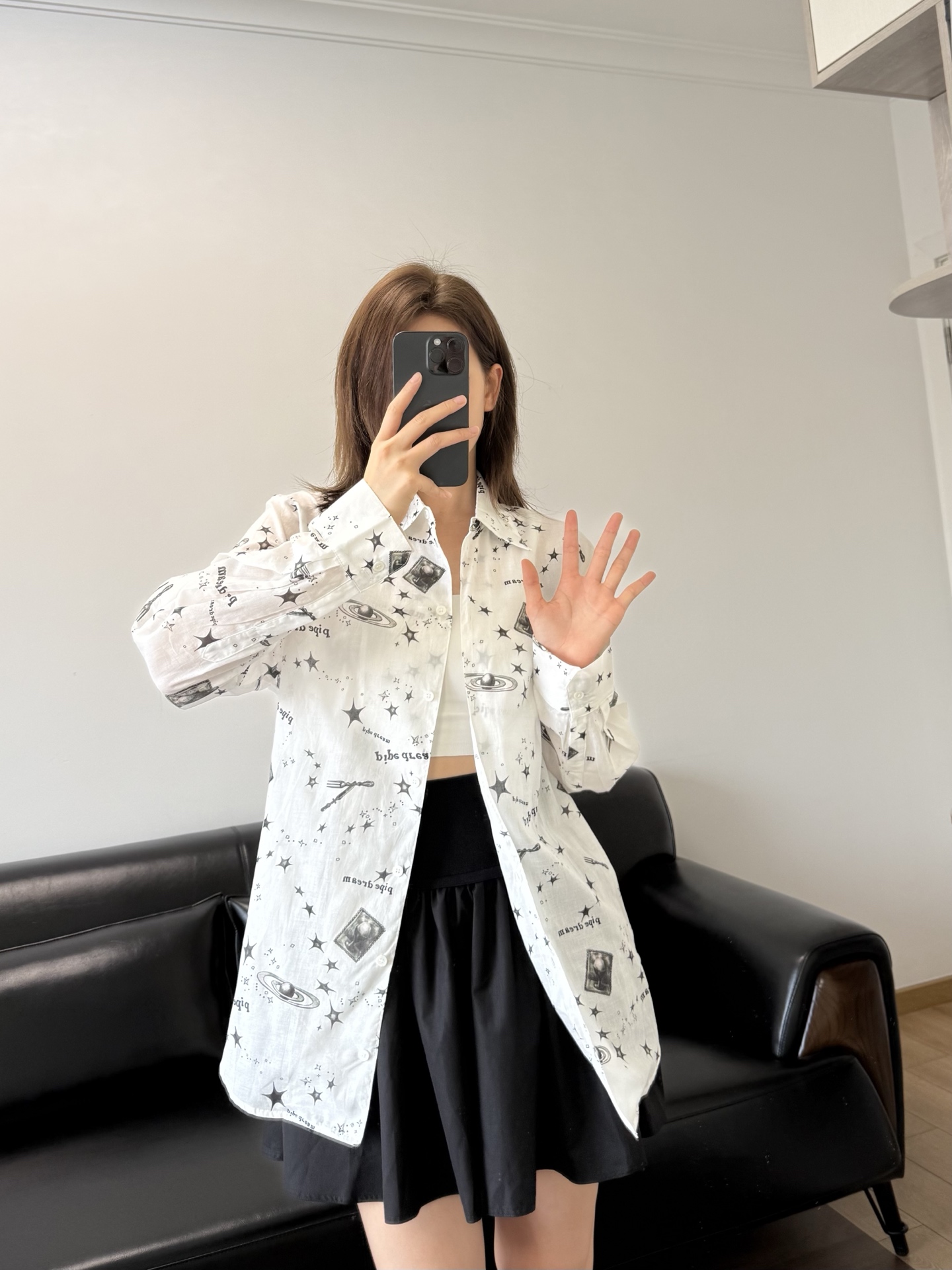 NO:830624,Model 166 98 wears size S for loose effect,,19860909模特166 98穿S码宽松效果,,,Women's clothing