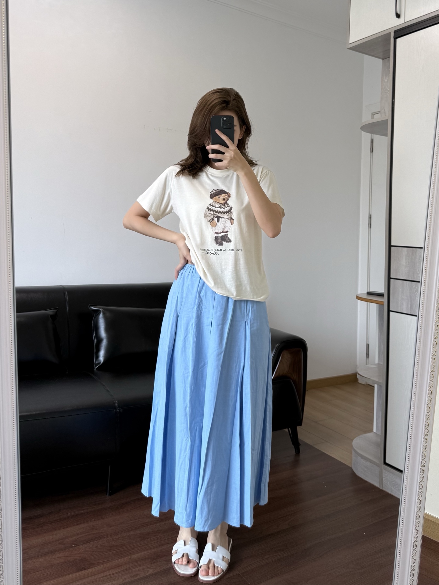 NO:837805,The blue color is very suitable for summer. The waist is stretchy and fits true to size.19860909蓝色很适合夏天 腰围弹力大 正码拿,,,Women's clothing