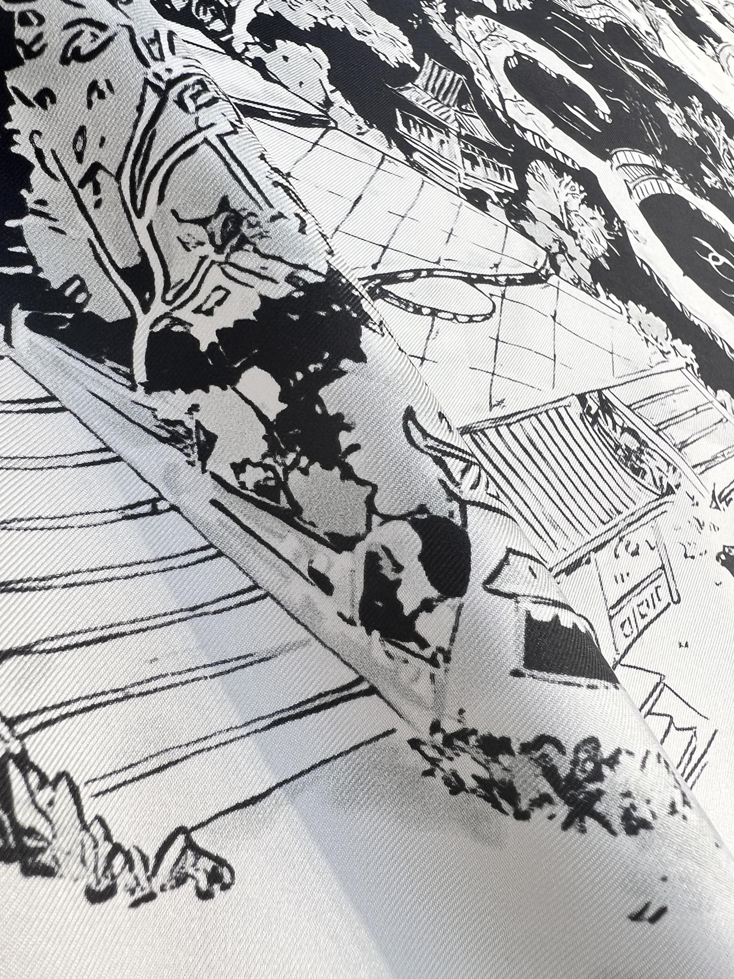 Chanel 25高级手工坊系列
90方形围巾 【18mm顶级真丝双面同色】
真丝斜纹布黑、多色与白

