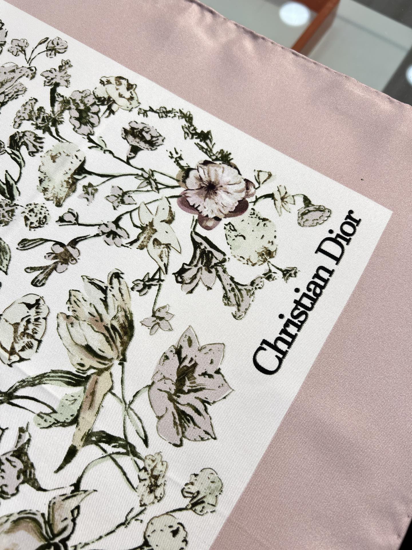 Dior Dior 双面印花方巾