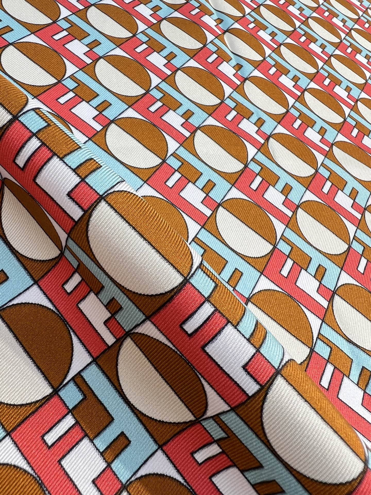 Fendi 粉红色FENDI Optical桑蚕丝围巾