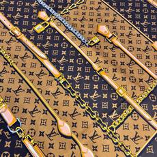 MONOGRAM CONFIDENTIAL 方巾【18mm顶级真丝双面同色丝巾】Monogram Con MONOGRAM CONFIDENTIAL 方巾【18mm顶级真丝双面同色丝巾】Monogram Con