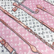 MONOGRAM CONFIDENTIAL 方巾【18mm顶级真丝双面同色丝巾】Monogram Con MONOGRAM CONFIDENTIAL 方巾【18mm顶级真丝双面同色丝巾】Monogram Con