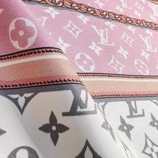MONOGRAM CONFIDENTIAL 方巾【18mm顶级真丝双面同色丝巾】Monogram Con MONOGRAM CONFIDENTIAL 方巾【18mm顶级真丝双面同色丝巾】Monogram Con