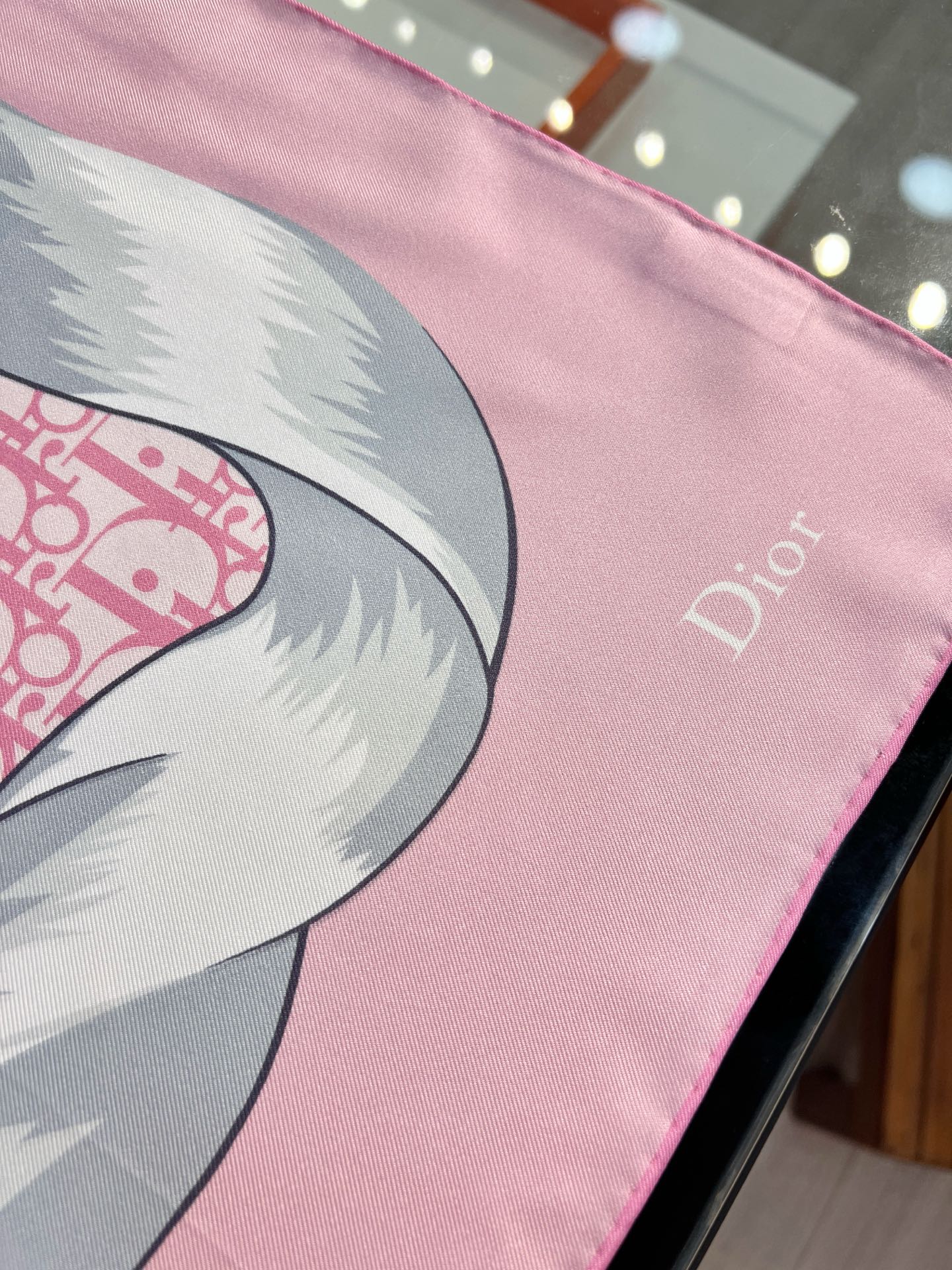 Dior 印花方巾