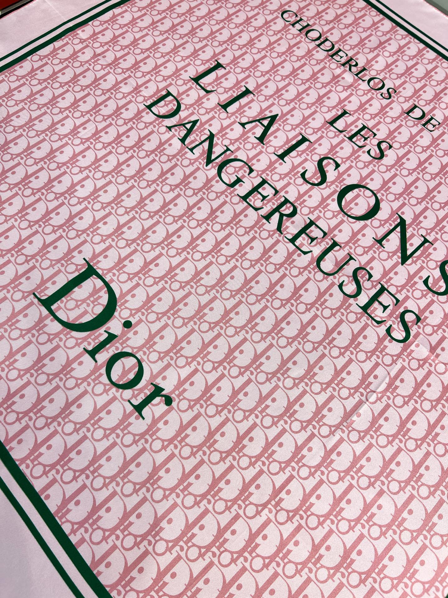 Dior 印花方巾