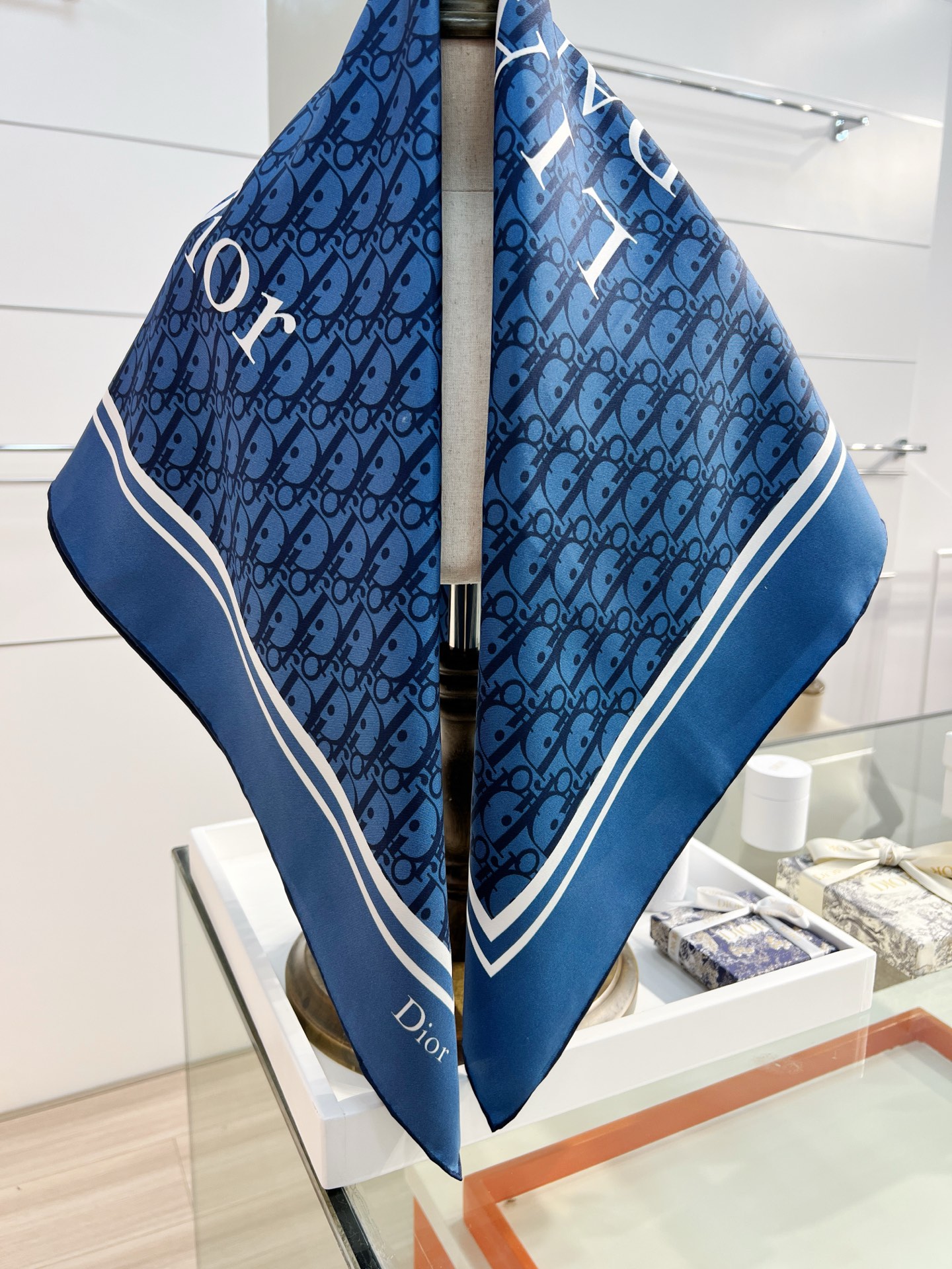 Dior 印花方巾