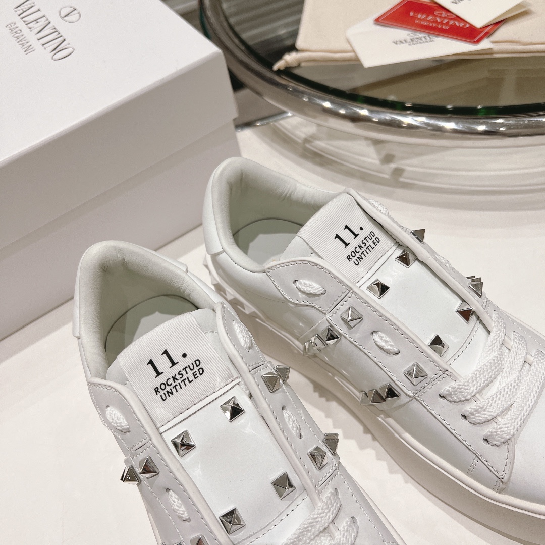 Valentino 2024 Rocktud Untitled Sports Shoes: Premium Leather, High Rubber Base. - 图片 6