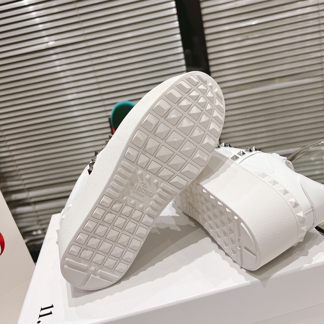 Valentino 2024 Rocktud Untitled Sports Shoes: Premium Leather, High Rubber Base. - 图片 9