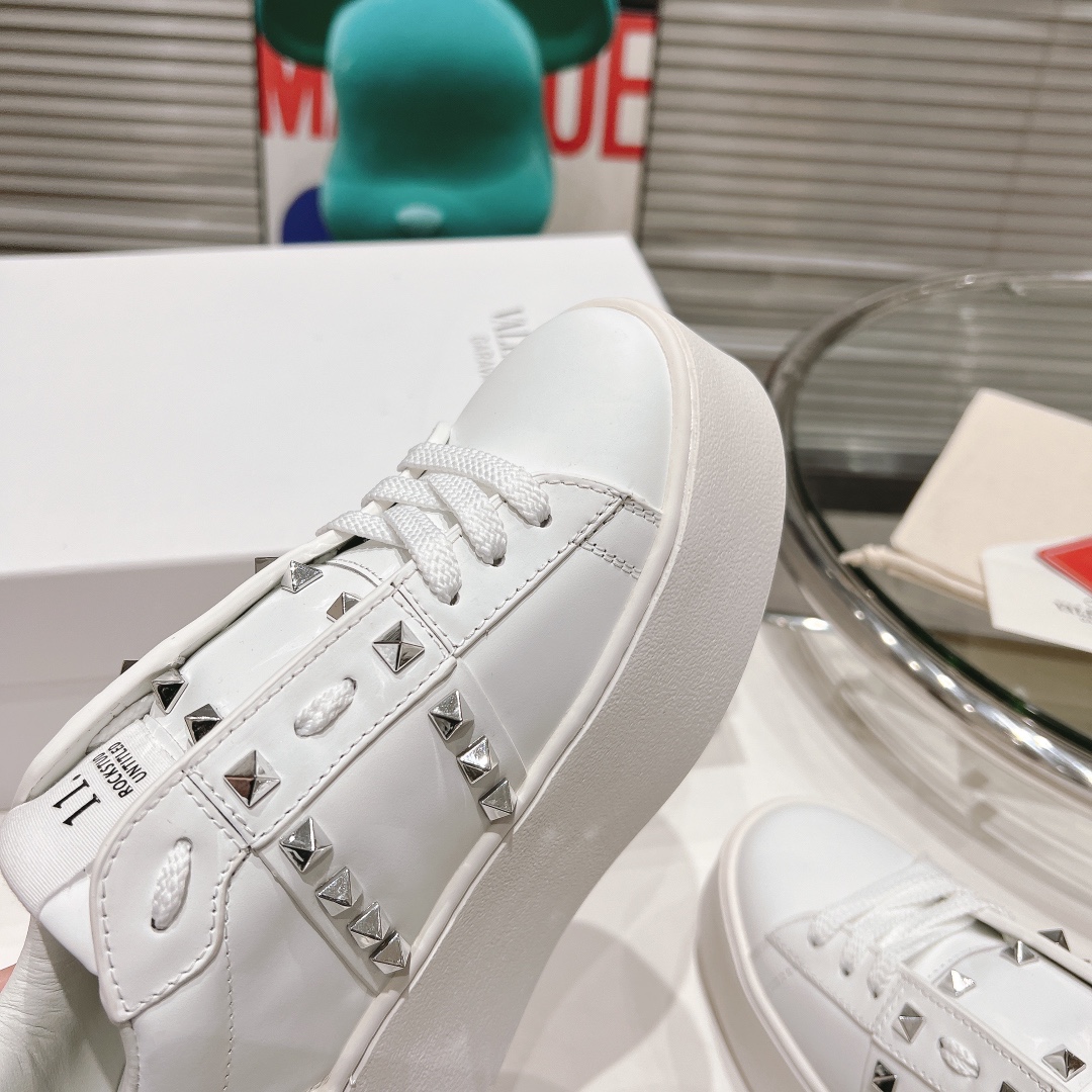 Valentino 2024 Rocktud Untitled Sports Shoes: Premium Leather, High Rubber Base. - 图片 7