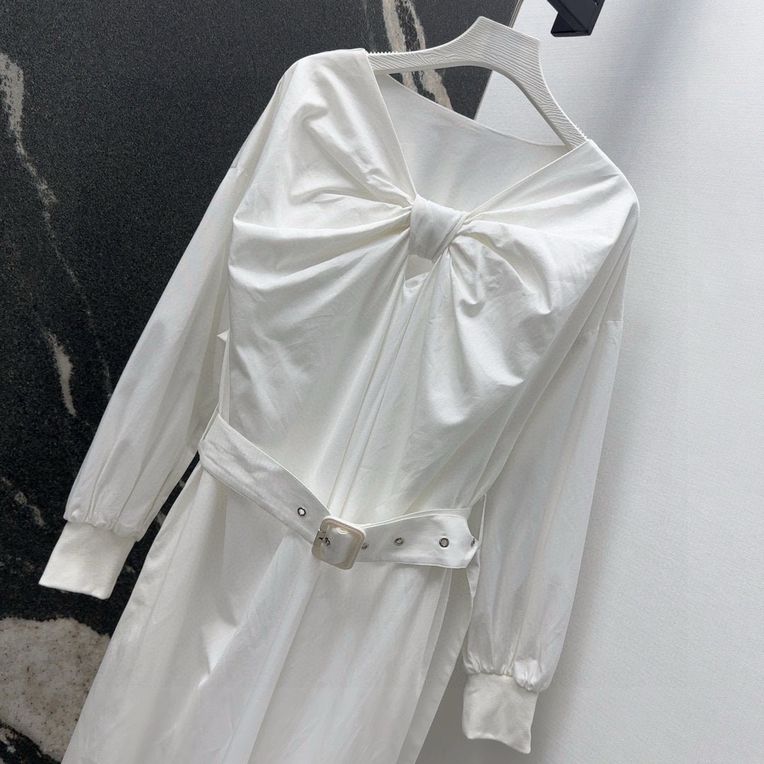Fall/Winter Butterfly Dress Package with Stylish Bands for Single-Assed Female – MCQ 24SS - 图片 3