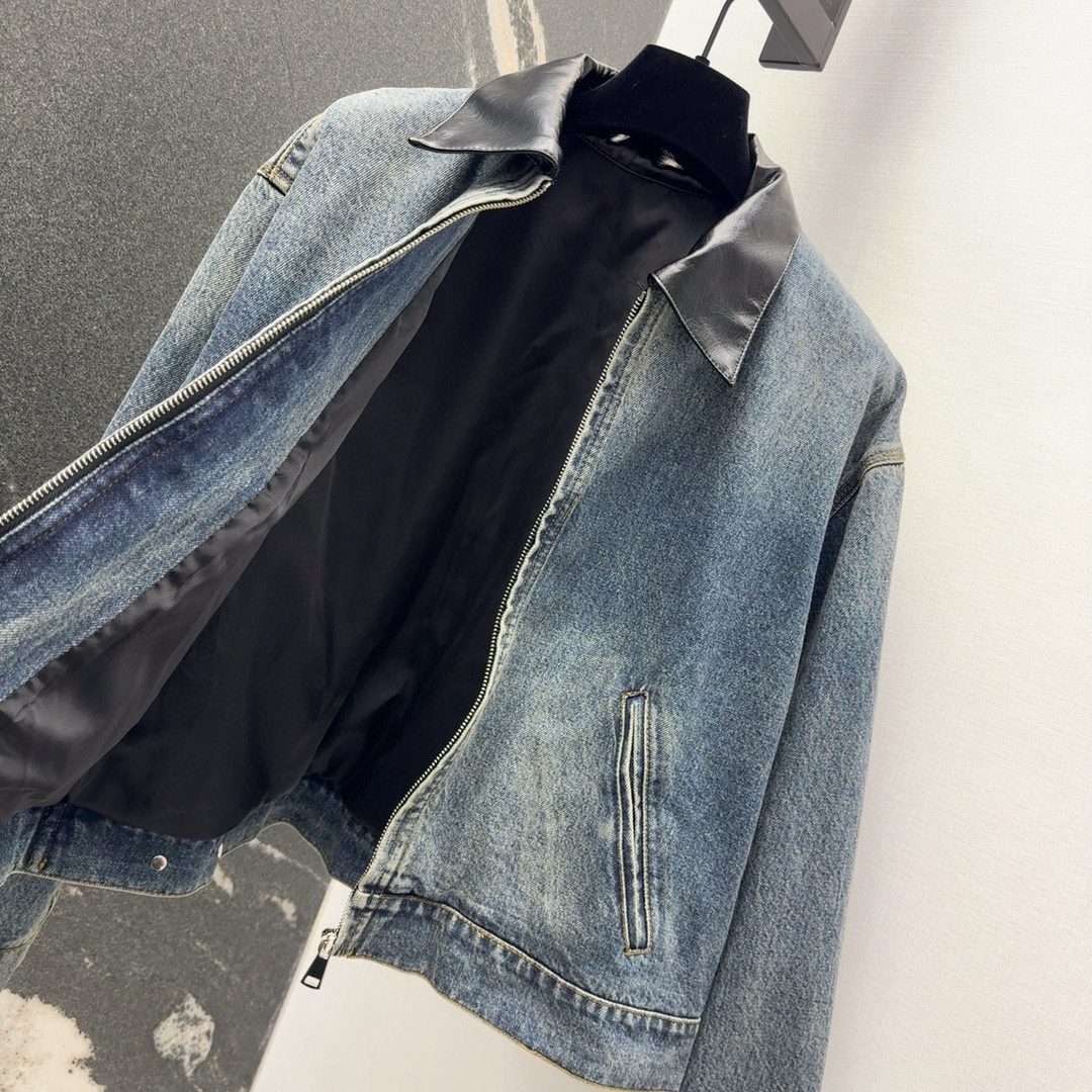 Women’s Fall/Winter Cowboy Jacket Set with High-Quality Jeans in Small Size - 图片 7