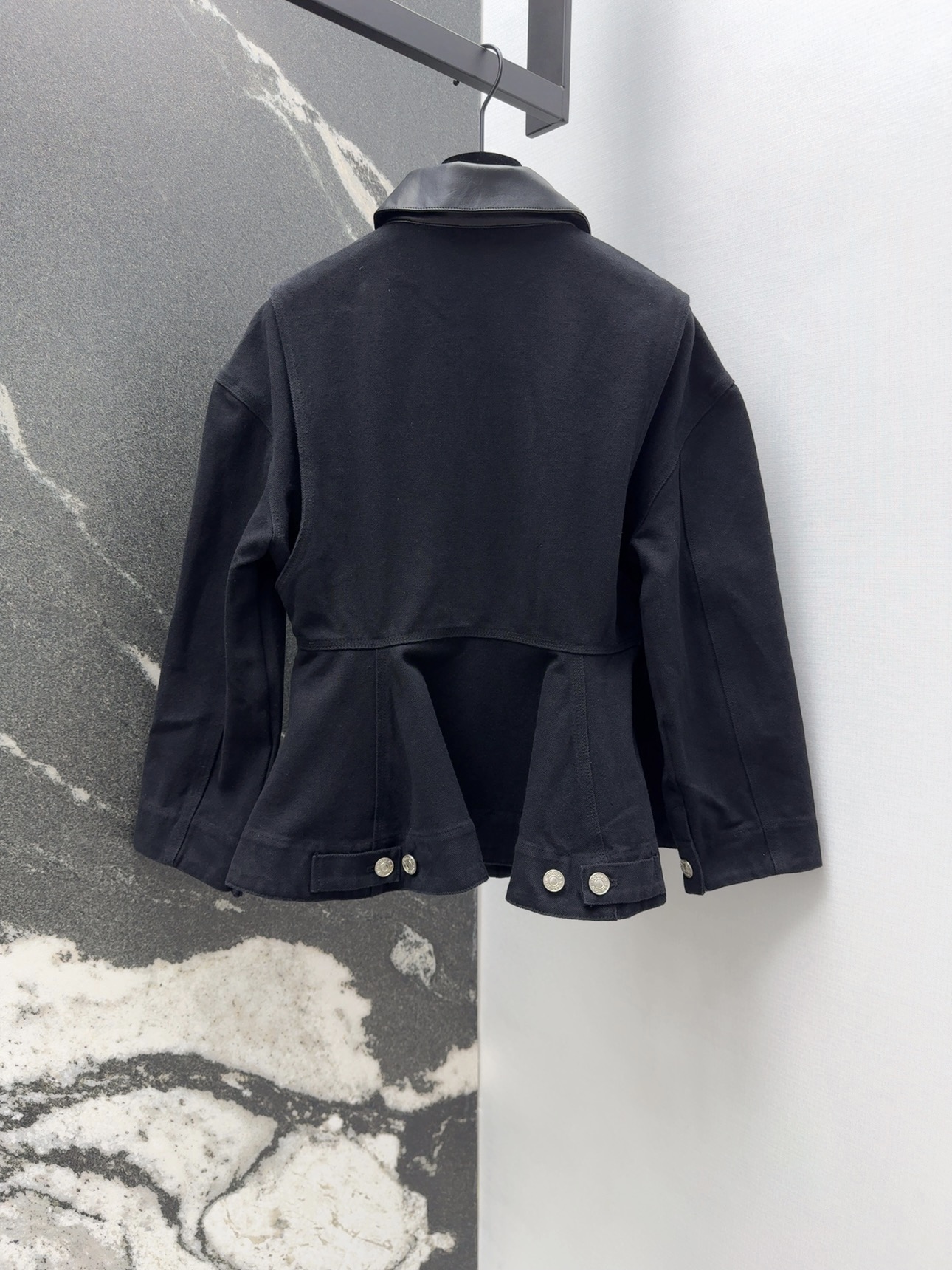 New PU-Coated Cowboy Coat with Original Heavy-Skinned Design for Spring Fashion Trends - 图片 8