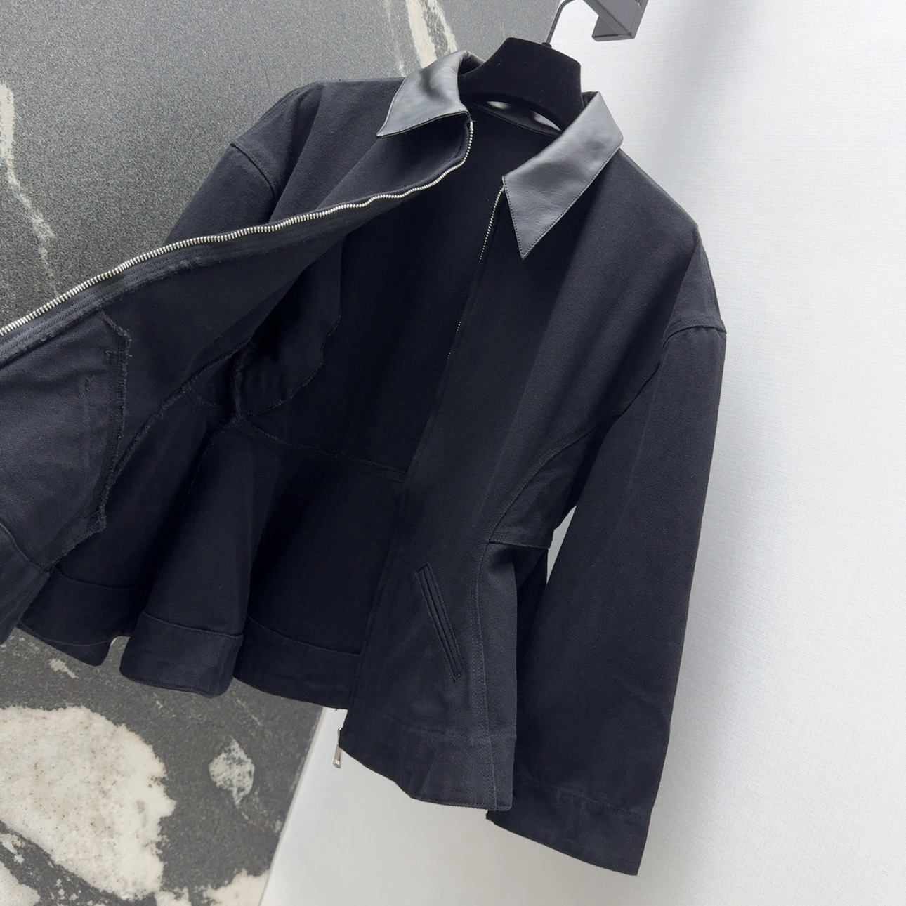 New PU-Coated Cowboy Coat with Original Heavy-Skinned Design for Spring Fashion Trends - 图片 6