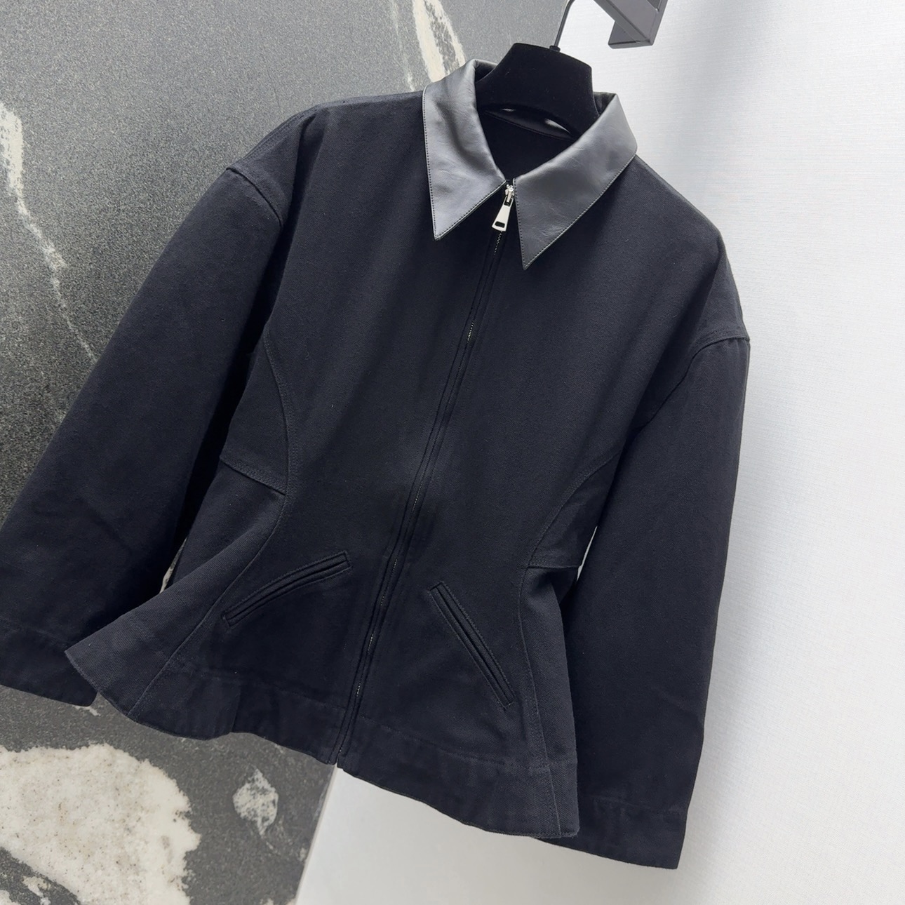 New PU-Coated Cowboy Coat with Original Heavy-Skinned Design for Spring Fashion Trends - 图片 2