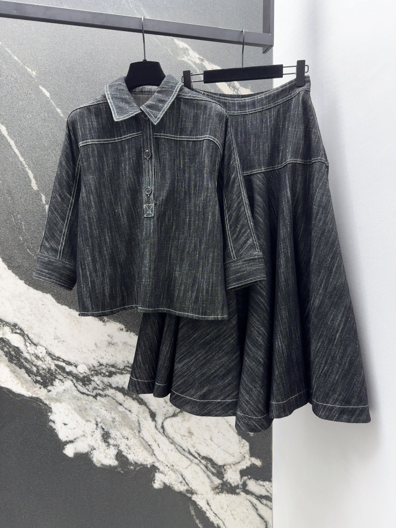 Spring/Summer 2025 Old-Water-Washed Cowboy Collection with High-Quality Sensory Liner - 图片 1