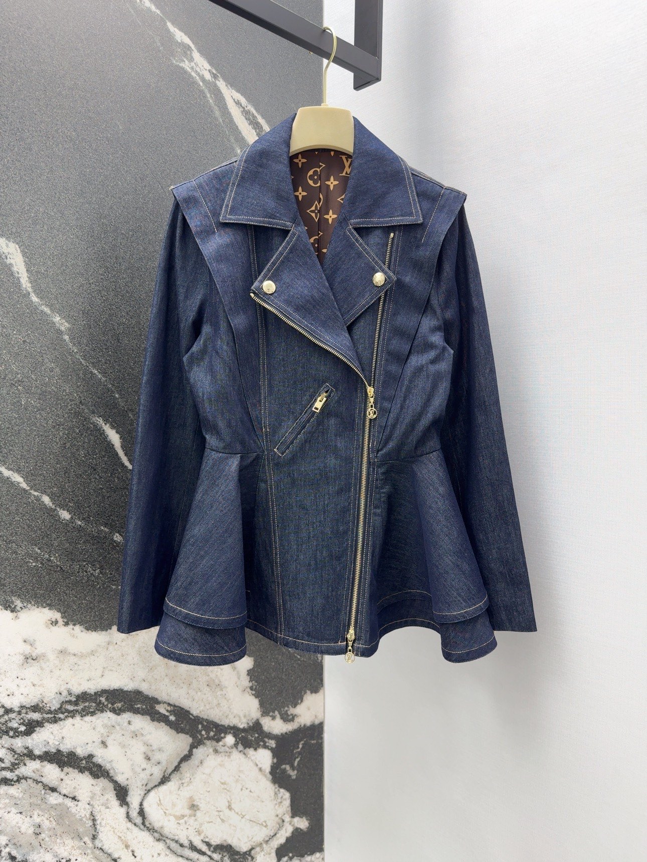 Stylish and Luxurious Cowboy Dress in Spring and Summer Collection - 图片 1