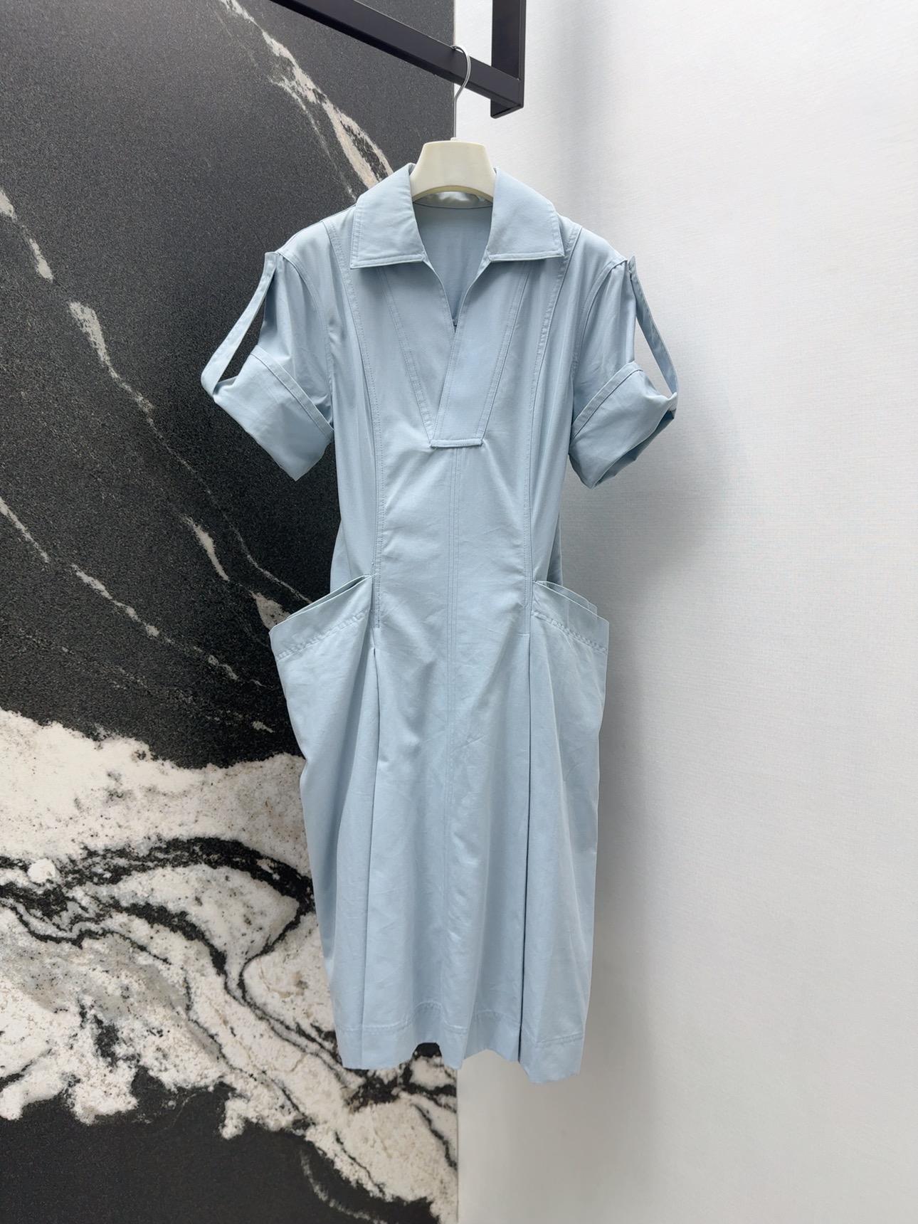 Versatile Super-Sweet Dress: P759 BV 25SS Spring-and-Summer Collection Highlights Simplified Design - 图片 1