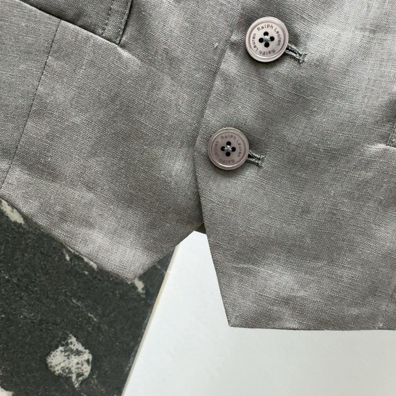RL 25SS Linen Suit: Classic H-Style Vest with Shorts, Effortless and Stylish - 图片 5