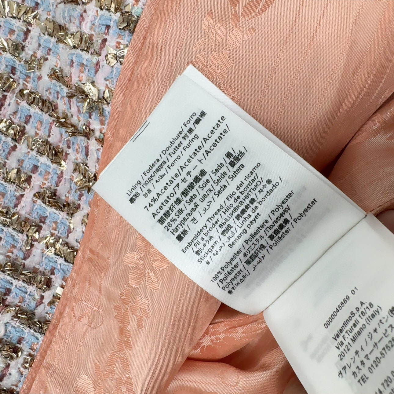 “Stylish Custom-Made Pink Flower Suit with VLTN 25SS Package” - 图片 8