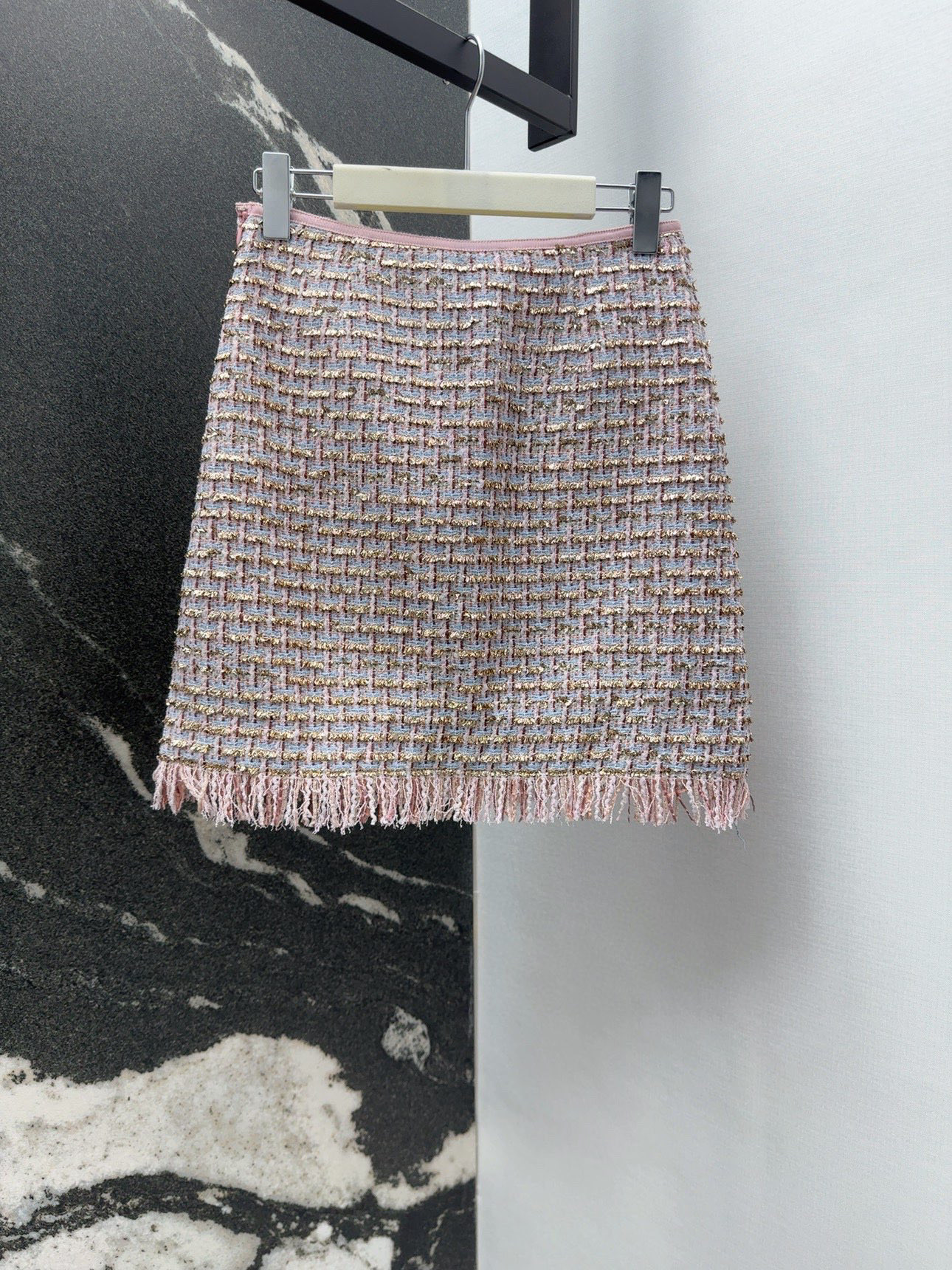 Stylish VLTN 25SS Single-Size Female Suit with Pink Flower Design – Half Skirt - 图片 9