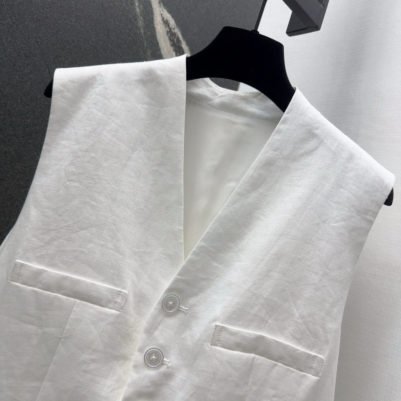 RL 25SS Linen Suit: Original Hard-core Female Suit with Classic H-Style Vest - 图片 3