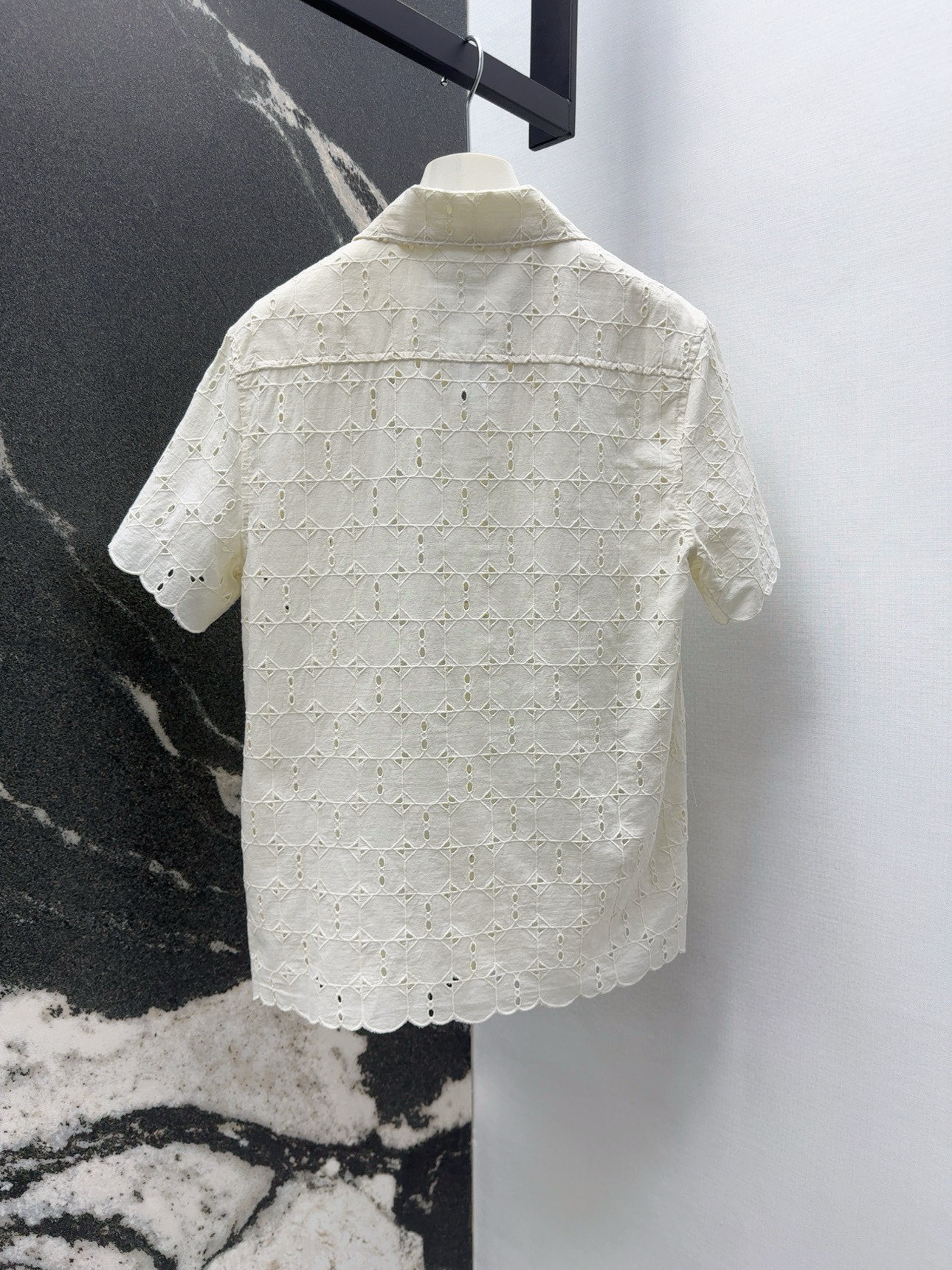 Stylish Women’s Summer Suit with Geometric Embroidery and Comfortable Fabric - 图片 9