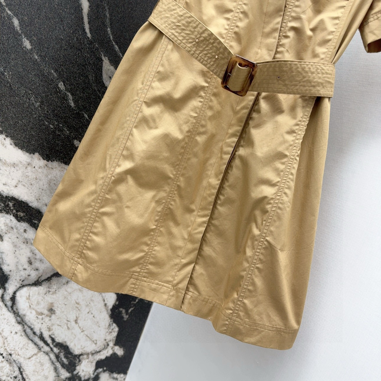 Spring-Summer Urban Women’s Elegant Dress with Hand-Dressing Bag Decorations - 图片 5