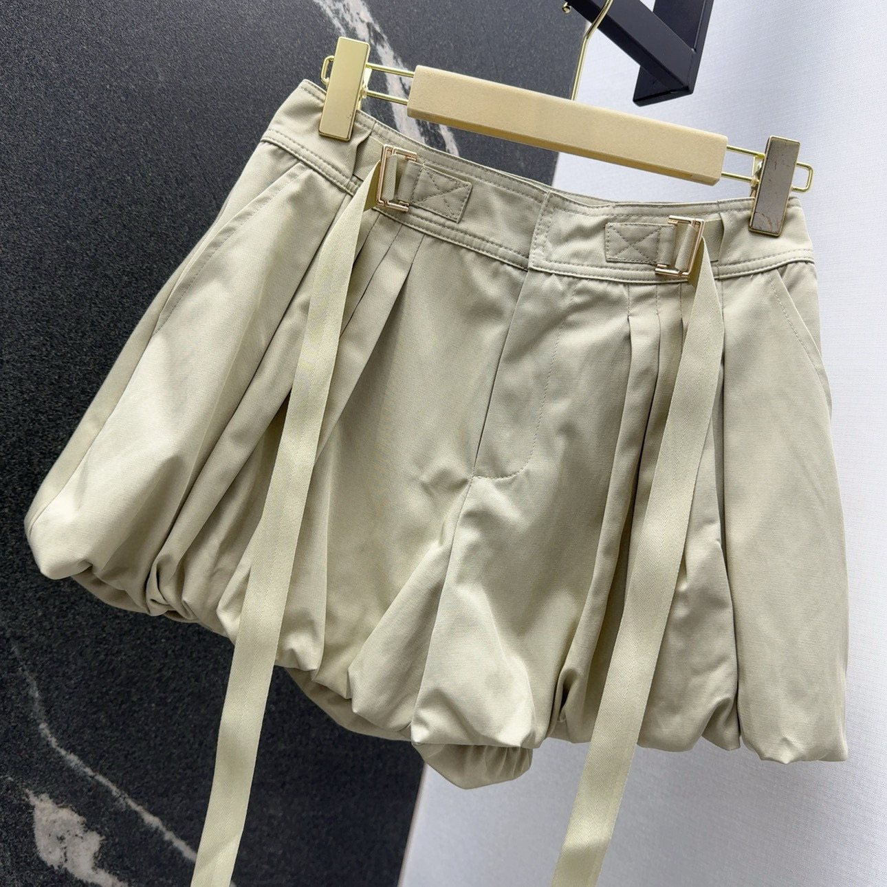 Spring/Summer New Crochet High Waist Lantern Pants – Elegant Vintage Design with Embroidered Details - 图片 2