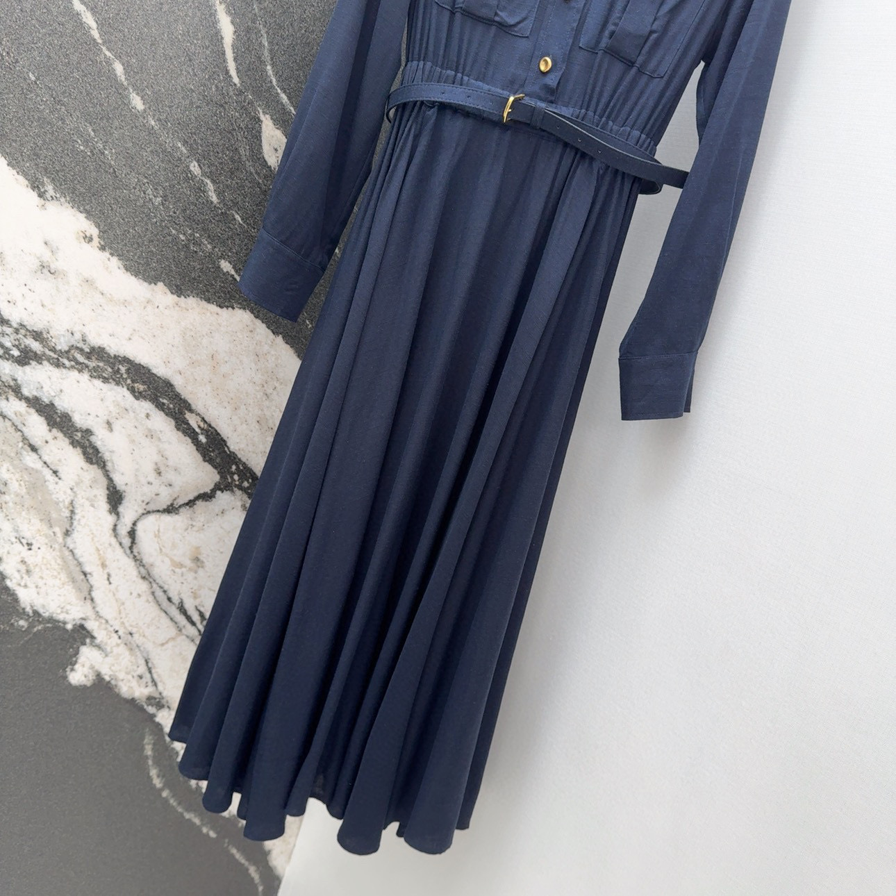 Fashion Update: P912 Original Tweeted Female Suit LP 60SS – New Metal-Stamped Shirt-Dressed Dress - 图片 6