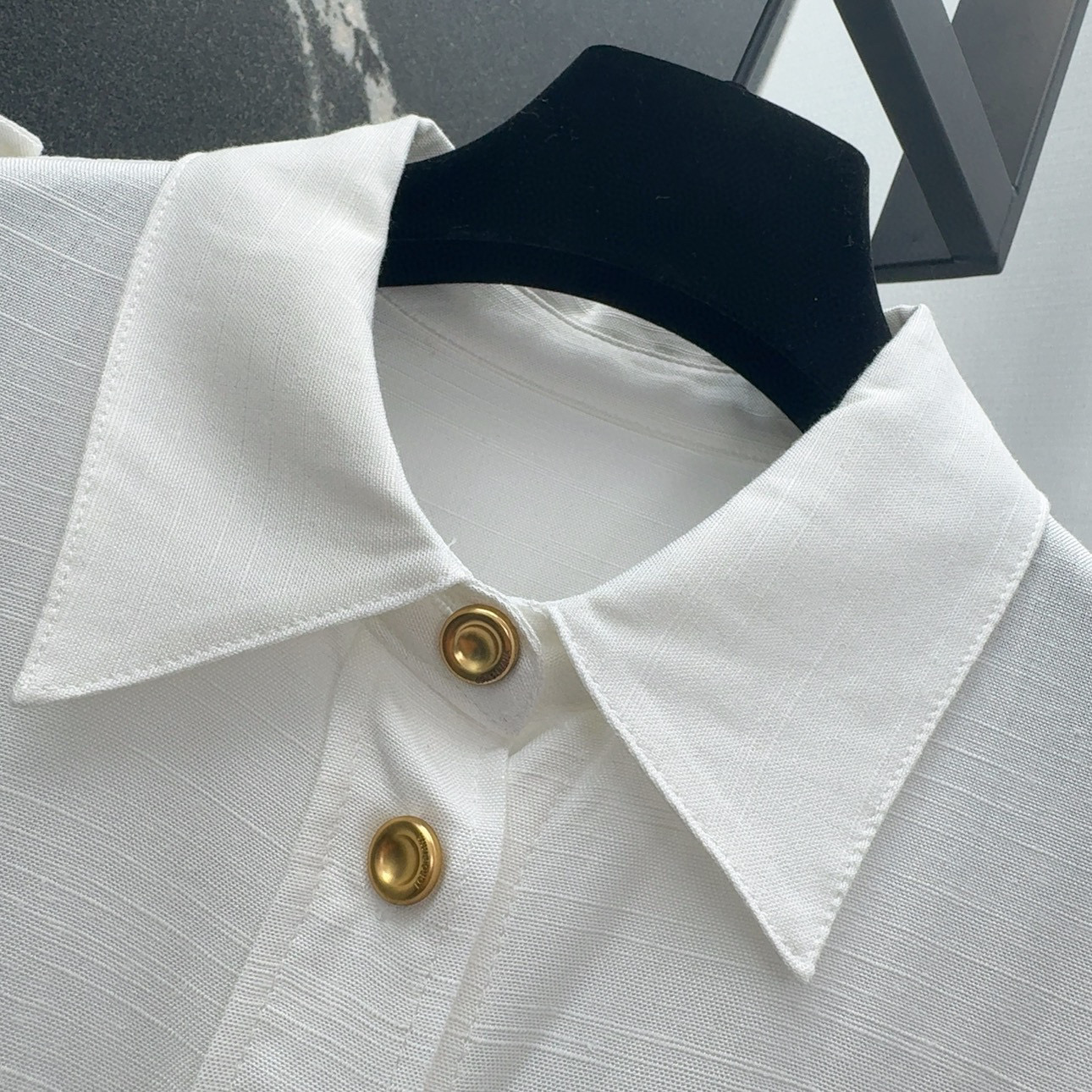 Metal-Stamped Shirt-Dressed Dress with High-Tempo Tie: P912 Original Suit Summary - 图片 4