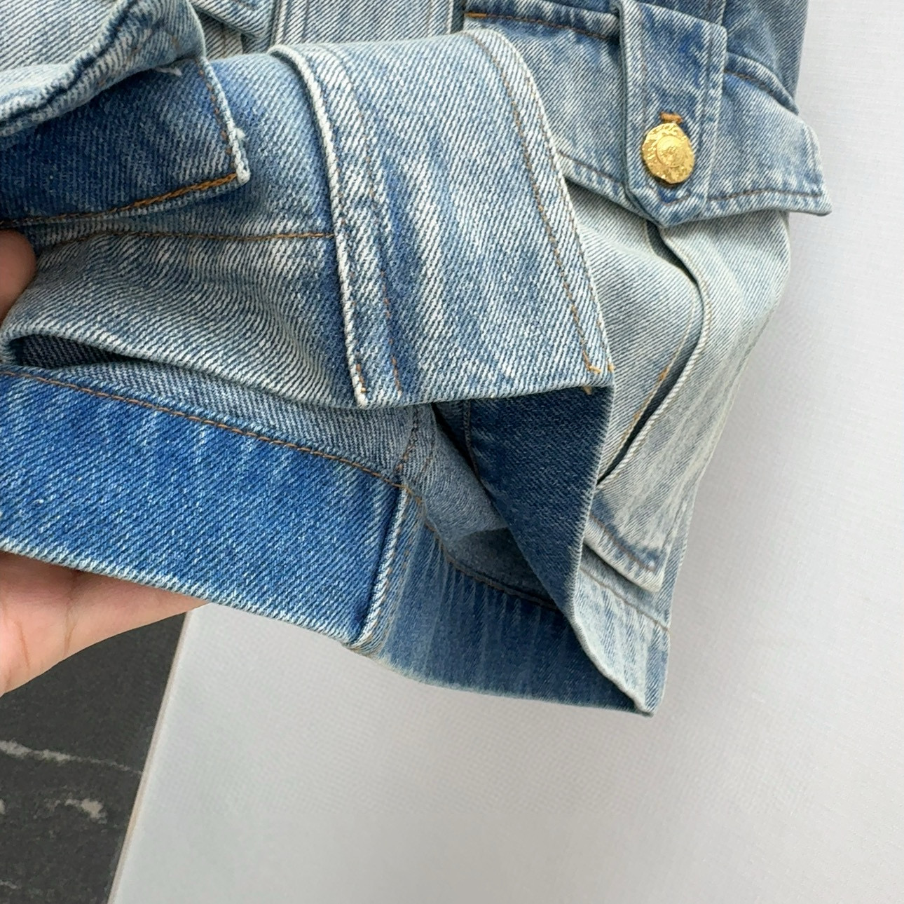 “Stylish Blue Cowboy Suit with High Fashion Appeal for Women” - 图片 7