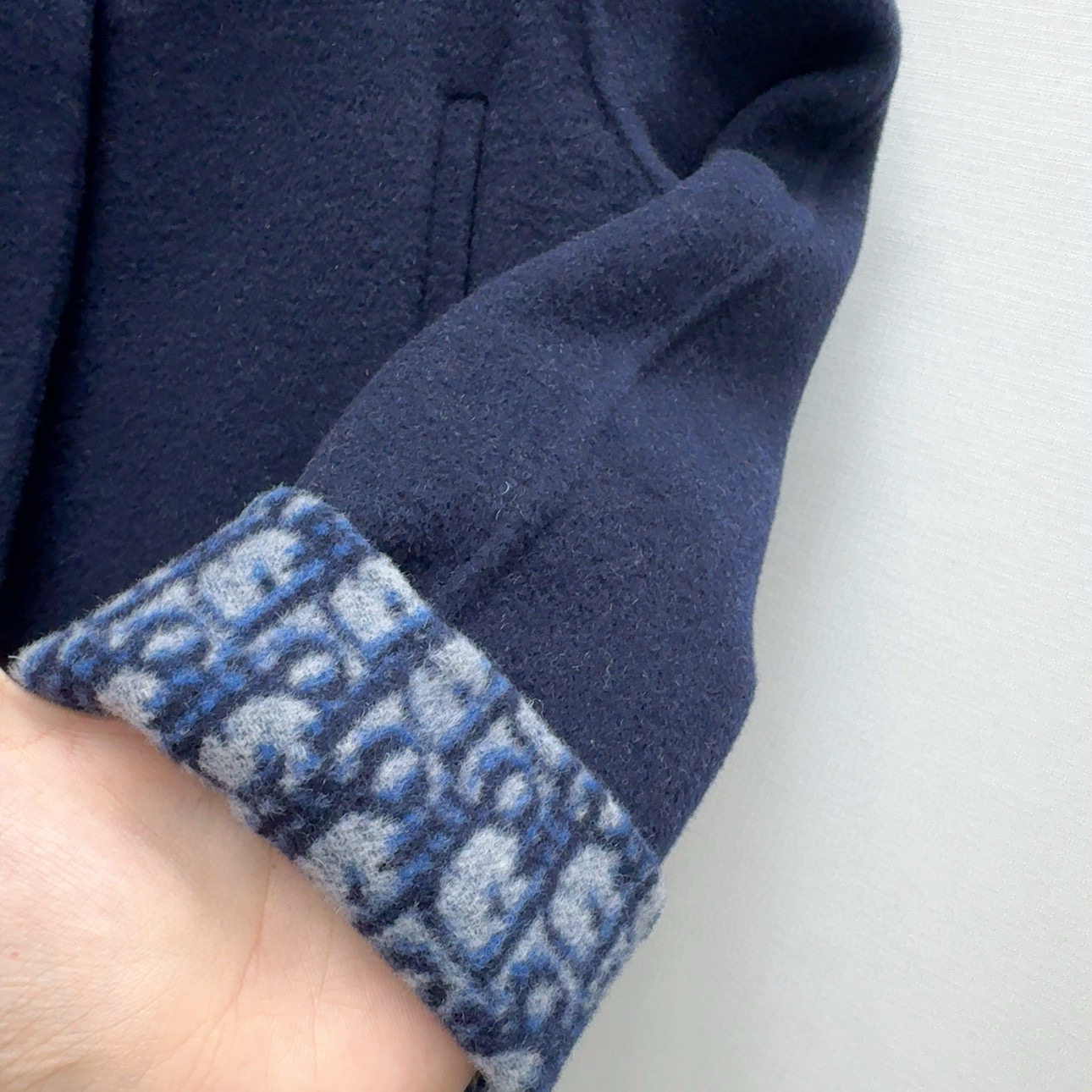 Dior Navy Blue Wool Reversible Short Jacket with Logo 6 i1754797396949 5688 0 5