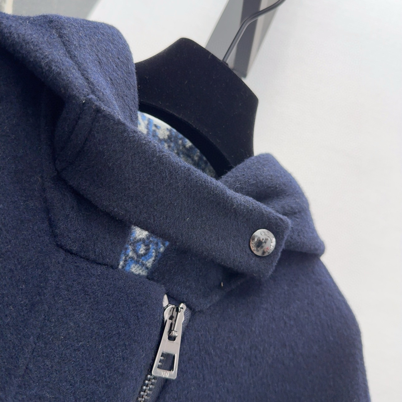 Classic Logo Wool Blend Hooded Jacket, Handmade Double-Sided Coat 3 i1754797989952 999 0 2