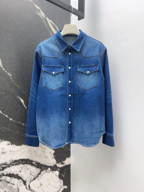 Vintage Denim Shirt and Skirt Set, High-Waisted Jeans Outfit for Women 1 Vintage Denim Shirt and Skirt Set, High-Waisted Jeans Outfit for Women