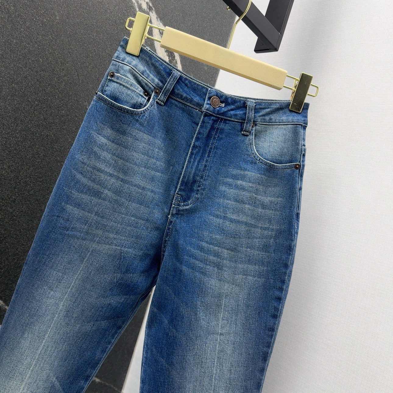 P648 One-Size-Fits-All Dress with High-Side Cowboy Pencils for Spring-Summer Fashion - 图片 2