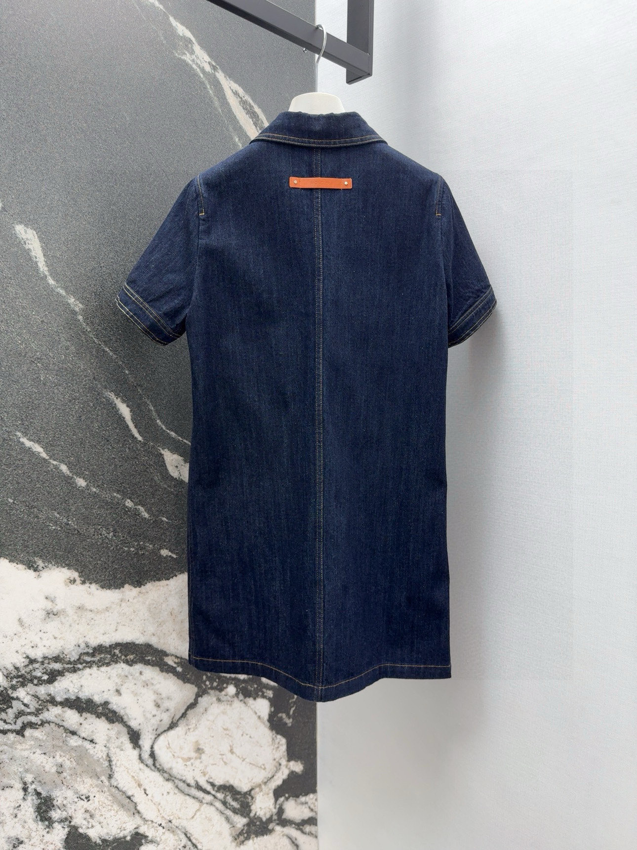 Title: “mC 25SS Spring/Summer Back-Skind Cowboy Dress – Stylish and Comfortable for Daily Wear” Summary: New water-washing cowboy dress with back-skind design - 图片 8