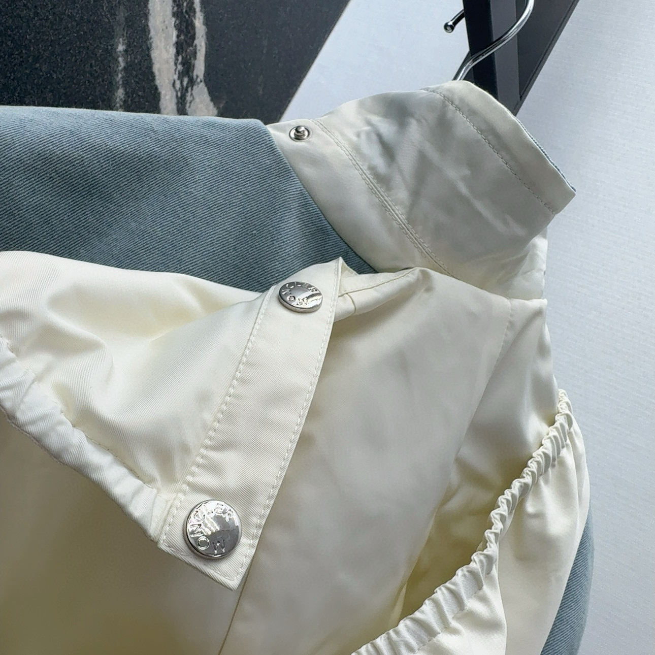 “Red-Danning Blue-Cleaning Cowboy Jacket with Removable Hat and Insulation Kit” - 图片 9